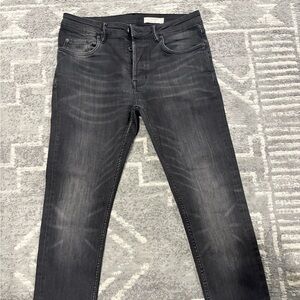 All Saints Men's Black extra Skinny Jeans